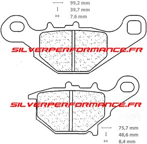 CARBONE LORRAINE PLAQUETTES 1152 X59 mere