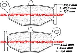 BREMBO SP SINTER PLAQUETTES DE FREIN ARRIERE 07SU32SP 1163 SUZUKI GSXR 1300 HAYABUSA 2008-2025
