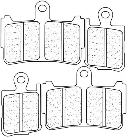 BREMBO SA SINTER 07HO37SA PLAQUETTES DE FREIN AVANT 1216 par forme