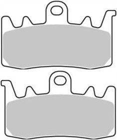 BREMBO SR SINTER RACING ROAD PLAQUETTES 1232 07BB38SR TRIUMPH STREET TRIPLE R 765 2017-2024