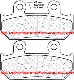 BREMBO SA SINTER PLAQUETTES DE FREIN AVANT 07HO21SA 2252 par forme