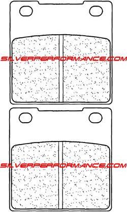FERODO PLAQUETTES DE FREIN ARRIERE SEMI METAL SINTER R90 2282 (FDB338EF) SUZUKI 600 BANDIT N 2001-2004