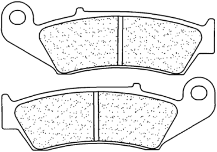 CARBONE LORRAINE PLAQUETTES DE FREIN AVANT 2302 MX10 HONDA CR 125 1987-1994