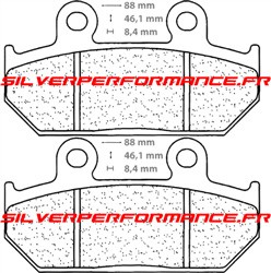 BREMBO SA SINTER PLAQUETTES DE FREIN AVANT 07HO35SA 2310 HONDA CD 250 UJ 1988-1992