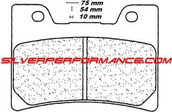 CARBONE LORRAINE PLAQUETTES DE FREIN AVANT 2311 A3+ YAMAHA FJ 1200 A ABS 1991-1995 (2)
