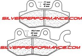BREMBO SP SINTER PLAQUETTES DE FREIN ARRIERE 07YA22SP 2326 par forme
