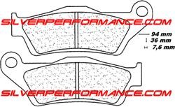 EBC HH PLAQUETTES DE FREIN ARRIERE FA181HH 2352 KTM 890 ADVENTURE / R 2021-2024