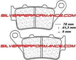 EBC HH PLAQUETTES DE FREIN ARRIERE 2353 FA213HH HONDA CB 500 1997-2003