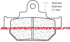 BREMBO CARBON CERAMIC PLAQUETTES DE FREIN AVANT 07SU0904 2387 SUZUKI TU 125 XT 1999 MONTAGE 1