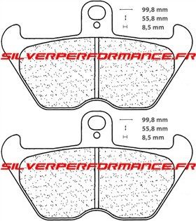 BREMBO SA SINTER PLAQUETTES DE FREIN AVANT 07BB24SA 2430 BMW K 100 1000 LT 1992-2011