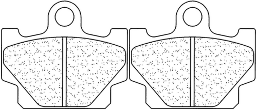 CARBONE LORRAINE PLAQUETTES DE FREIN AVANT 2802 A3+ YAMAHA DT 80 LC 1981-1984