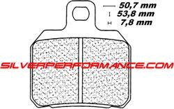 BREMBO CARBON CERAMIC PLAQUETTES DE FREIN ARRIERE 07BB20CC DUCATI 992 ST3 / S / ABS 2004-2011