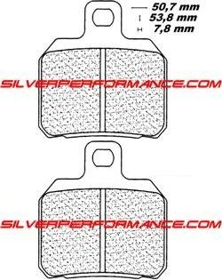 CARBONE LORRAINE PLAQUETTES DE FREIN ARRIERE 2827 RX3 KTM SUPERDUKE 1290 R 2014-2022