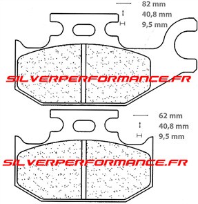CARBONE LORRAINE PLAQUETTES 2923 X59 RACING mere