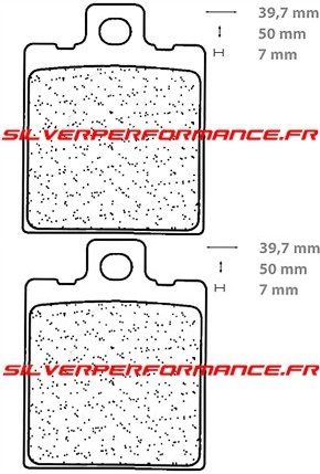 CARBONE LORRAINE PLAQUETTES DE FREIN AVANT 3001 SC APRILIA RS 50 1996-1999