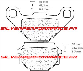CARBONE LORRAINE PLAQUETTES DE FREIN AVANT 3024 SC PEUGEOT SV ROLLAND GARROS 50 1993-2010