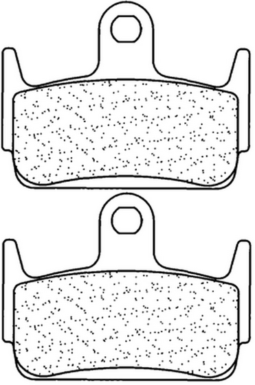 CARBONE LORRAINE PLAQUETTES DE FREIN ARRIERE 3041 MSC KYMCO HEROISM 150 1995-2010