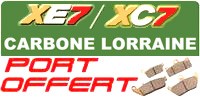 CARBONE LORRAINE PLAQUETTES DE FREIN AVANT 2400 XE7 / XC7/ MX10 CAGIVA W8 125 1994-2010 (2)