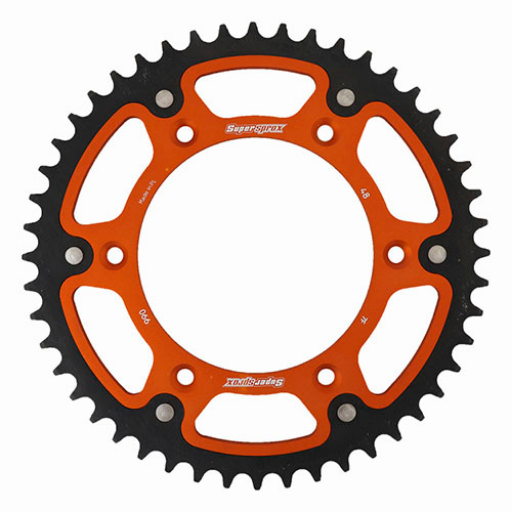 COURONNE SUPERSPROX STEALTH BI-METAL ORANGE PAS ORIGINE 520 48 Dents STARK VARG ELECTRIQUE FUTURE EX 2025-2026
