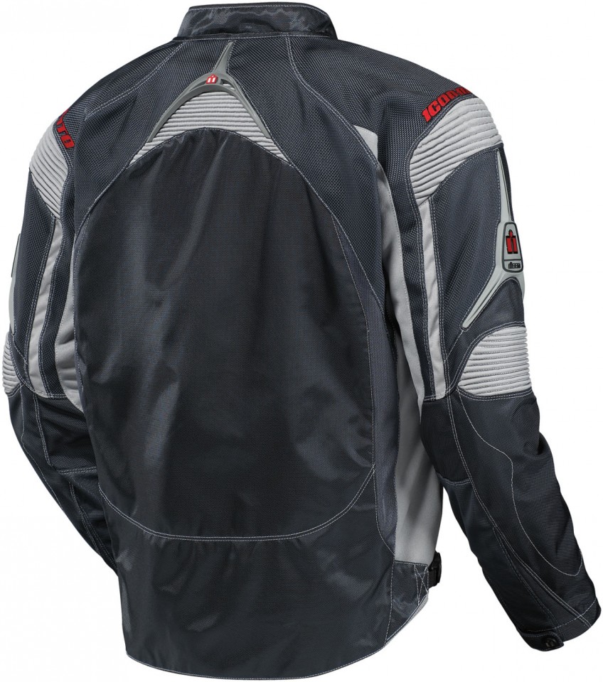Blouson Moto Textile ICON CONTRA SLATE* (2)