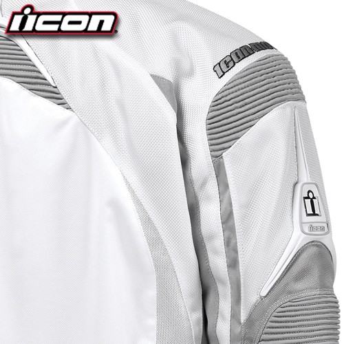 Blouson Moto Textile ICON CONTRA WHITE* (3)
