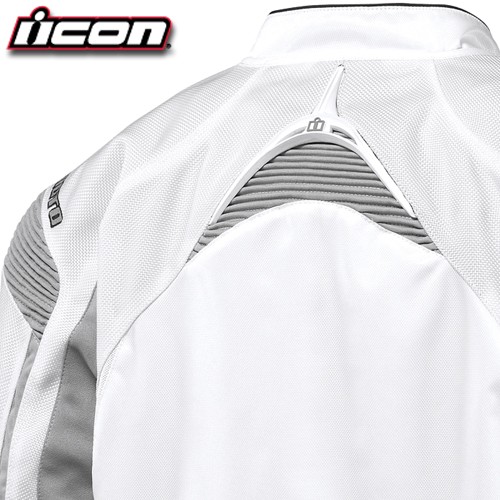 Blouson Moto Textile ICON CONTRA WHITE* (4)