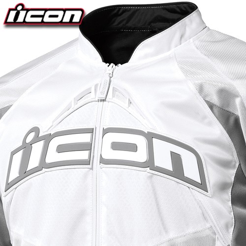 Blouson Moto Textile ICON CONTRA WHITE* (5)