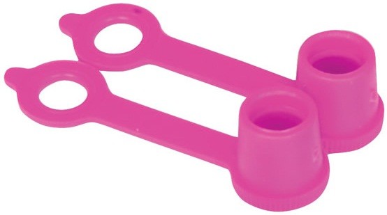 BOUCHONS DE VALVE UNIVERSEL ROSE*