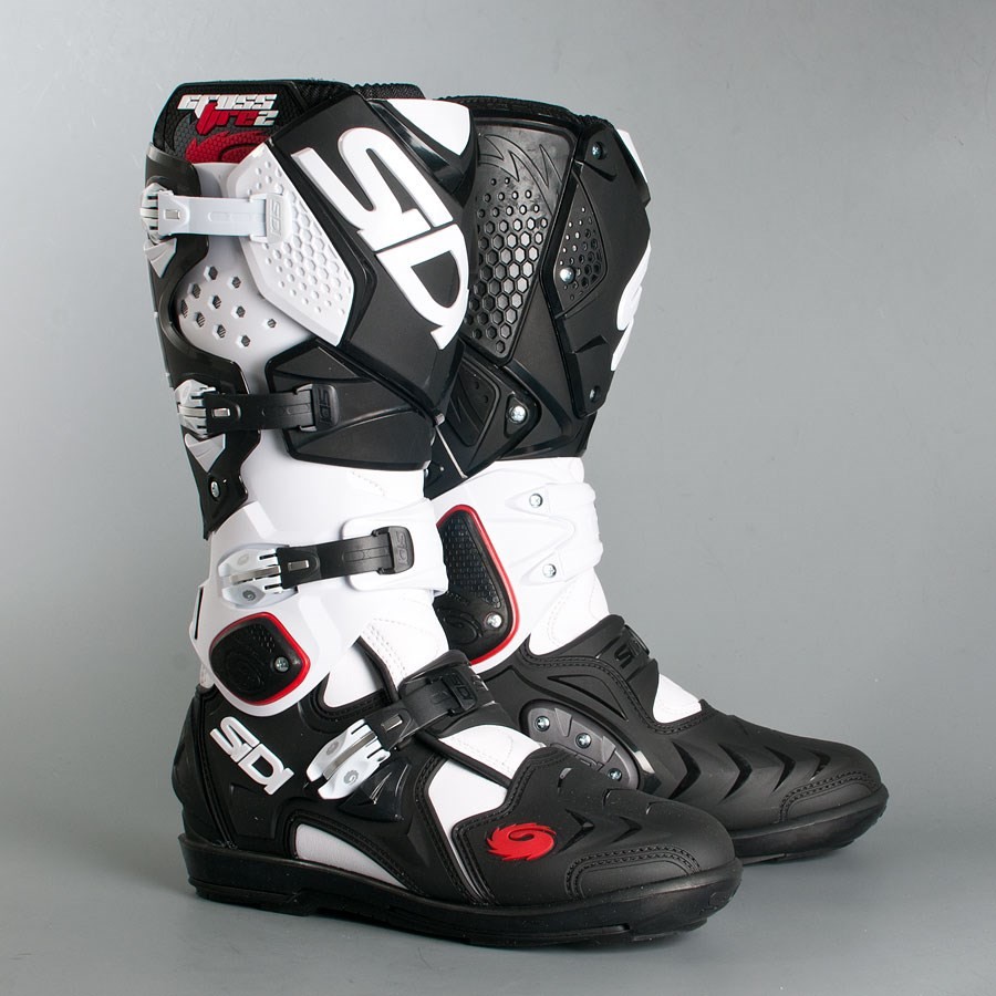 Bottes Moto Offroad SIDI CROSSFIRE 2 BLANC NOIR*