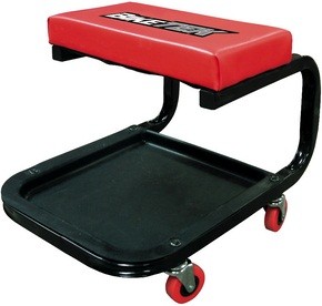 BIKE IT SIEGE TABOURET DE STAND NOIR ET ROUGE MECANO PADDOCK GARAGE ATELIER MOTO* CRP001