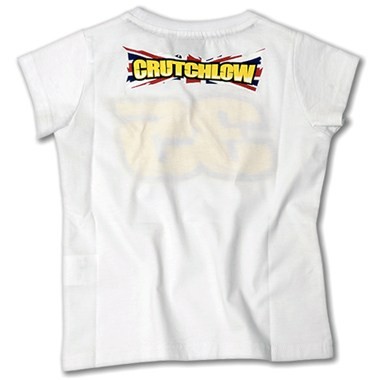 Tshirt Enfant Officiel CAL CRUTCHLOW 35 BLANC KID* (2)