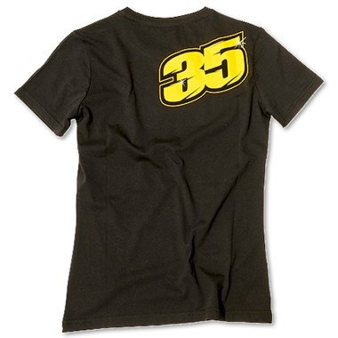 Tshirt Femme Officiel CAL CRUTCHLOW 35 NOIR* (2)