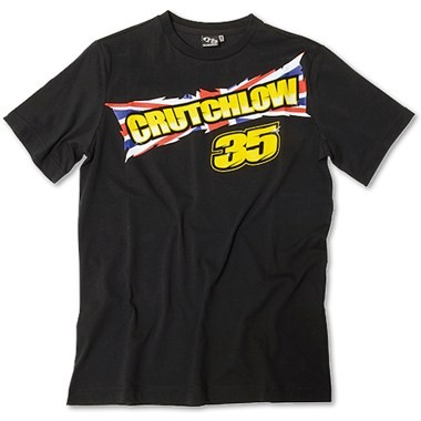 Tshirt Homme Officiel CAL CRUTCHLOW DRAPEAU 35 NOIR*