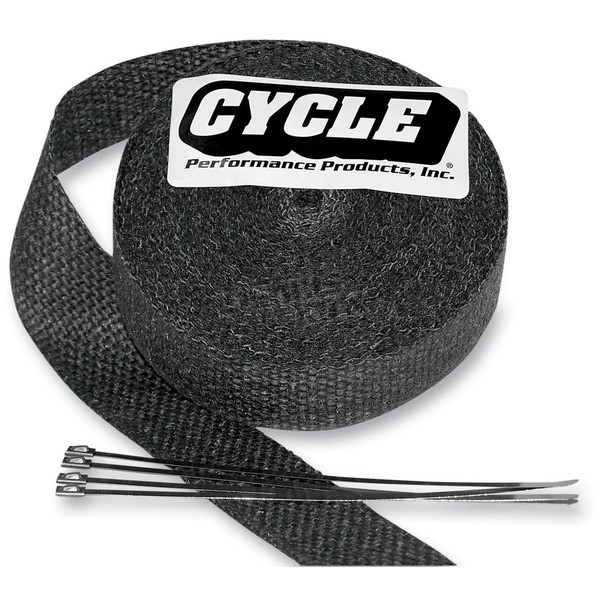 CYCLE PERFORMANCE BANDE ECHAPPEMENT BLACK 25MM-15.2M