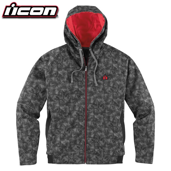 Sweat Icon DEFENDANT BONDED FLEECE HOODY GREY*