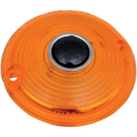 DHD-3A-B CHRIS PRODUCTS BLUE-DOT LENS 63-85 FL CAPOT DE CLIGNOTANT ORANGE A CENTRE BLEU