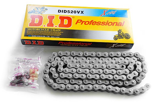 DID Cha�ne pas 520 DID 520 VX2 (did520vx2) Acier Joints Torique Renforc� Vendu par 100 maillons