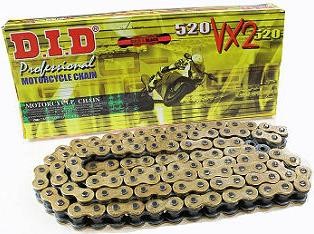 DID Cha�ne pas 520 DID 520 VX3 (did520vx3) GOLD Joints Torique Renforc� Vendu par maillon
