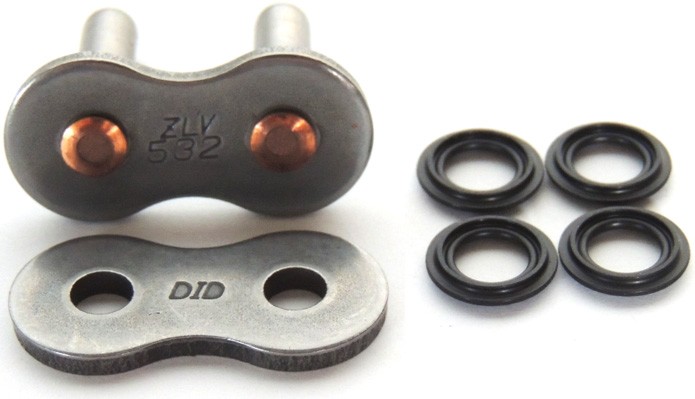 DID 532ZLV ZJ Maillon de fermeture a river rivet creux pour cha�ne 532 ZLV