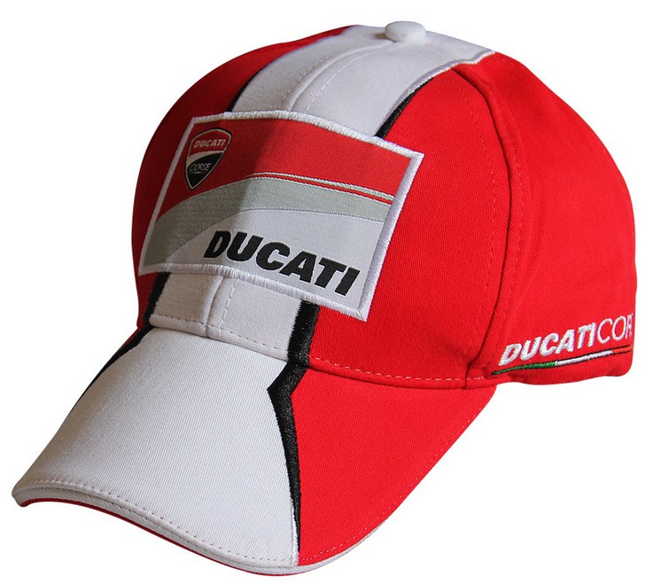 MOTO GP Casquette Adulte Officiel DUCATI MOTO GP ROUGE BLANCHE GP46009*