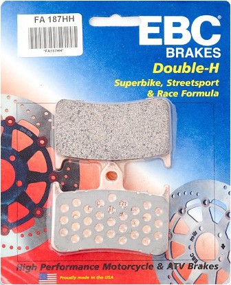 EBC HH PLAQUETTES DE FREIN AVANT 2245 FA187HH par forme (3)