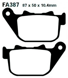 EBC HH PLAQUETTES DE FREIN ARRIERE 1150 FA387HH HARLEY DAVIDSON 1868 FXDR ABS 2019-2020