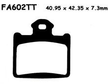 EBC TT PLAQUETTES DE FREIN ARRIERE FA602TT HUSQVARNA 85 TC 2014-2020