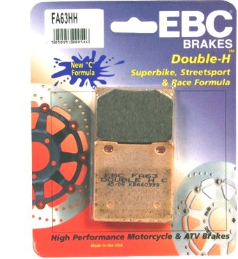 EBC HH PLAQUETTES DE FREIN ARRIERE 2282 FA063HH SUZUKI TL 1000 R 1997-2002 (3)