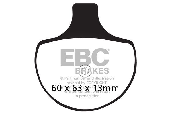 EBC HH PLAQUETTES DE FREIN AVANT FA094HH HARLEY DAVIDSON 1340 FLHTC ELECTRA GLIDE CLASSIC 1987-1998