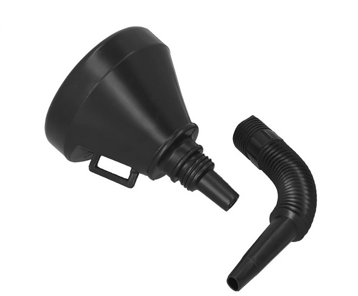 ENTONNOIR PLASTIQUE AVEC FLEXIBLE POUR REMPLISSAGE HUILE APRES VIDANGE OUT1161