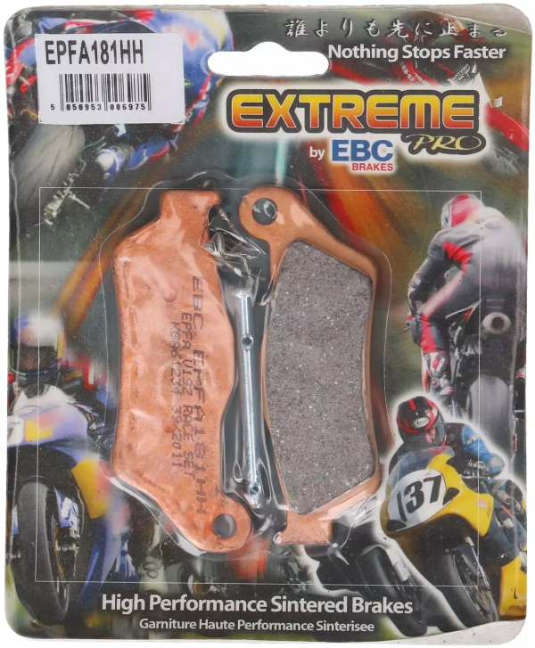 EBC HH PLAQUETTES DE FREIN AVANT 2352 EPFA181HH EXTREME PRO par forme (2)