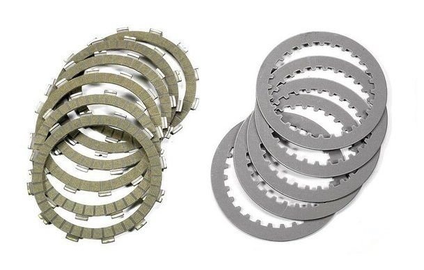 NEWFREN KIT ( DISQUES GARNIT + DISQUES LISSES ) EMBRAYAGE YAMAHA FZ6 2004-2009