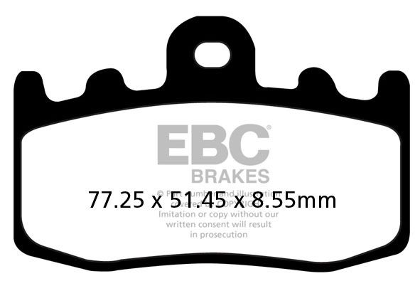 EBC HH PLAQUETTES DE FREIN AVANT FA335HH BMW K 1200 RS 2001-2004