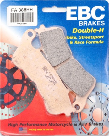 EBC HH PLAQUETTES DE FREIN AVANT 1159 FA388HH HONDA CB 600 HORNET ABS 2007-2015 (3)
